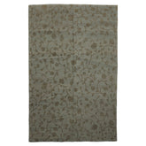 6x9 Gray, Green, Color Hand Knotted 100% Wool Transitional Oriental Rug