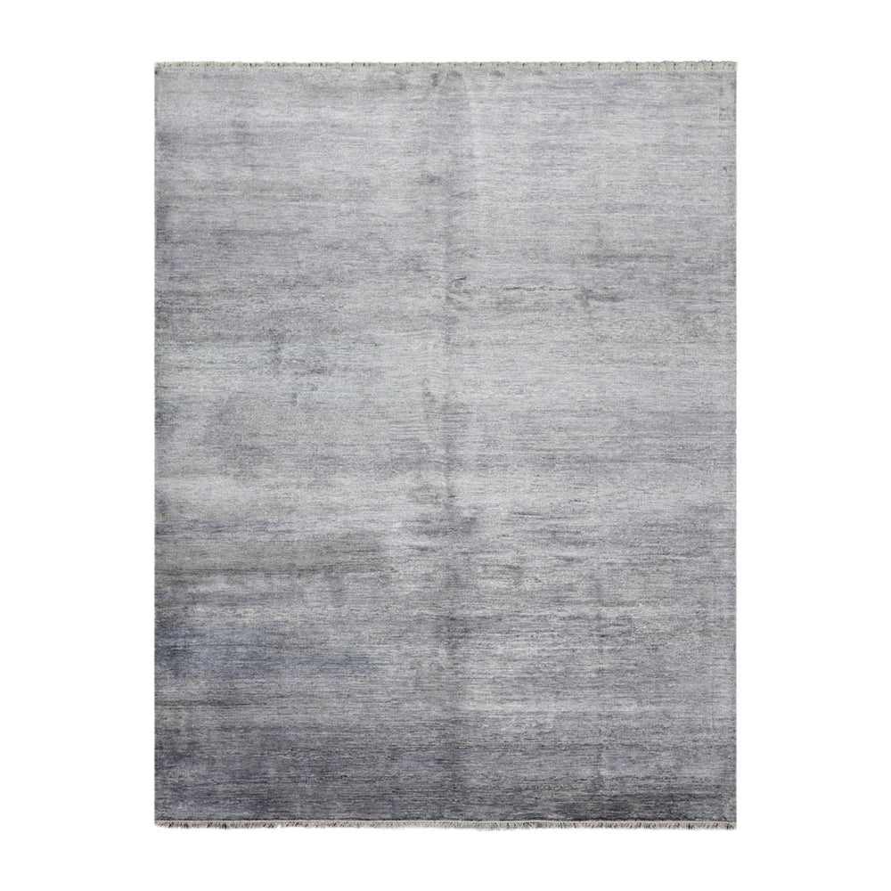 8x11 Gray, Slate, Color Hand Knotted Tibetan 100% Wool Modern Oriental Rug