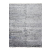 8x11 Gray, Slate, Color Hand Knotted Tibetan 100% Wool Modern Oriental Rug