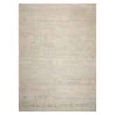 10x14 Mint, Beige, Tan Color Hand Knotted Afghan Oushak 100% Wool Transitional Oriental Rug