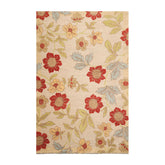 5x8 Beige, Lime, Tan Color Hand Knotted 100% Wool Transitional Oriental Rug