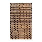 3x5 Tan, Beige, Gray Color Hand Knotted Tibetan Wool & Silk Transitional Oriental Rug