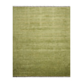 Multi Size Green Color Hand Knotted Wool Modern Oriental Rug