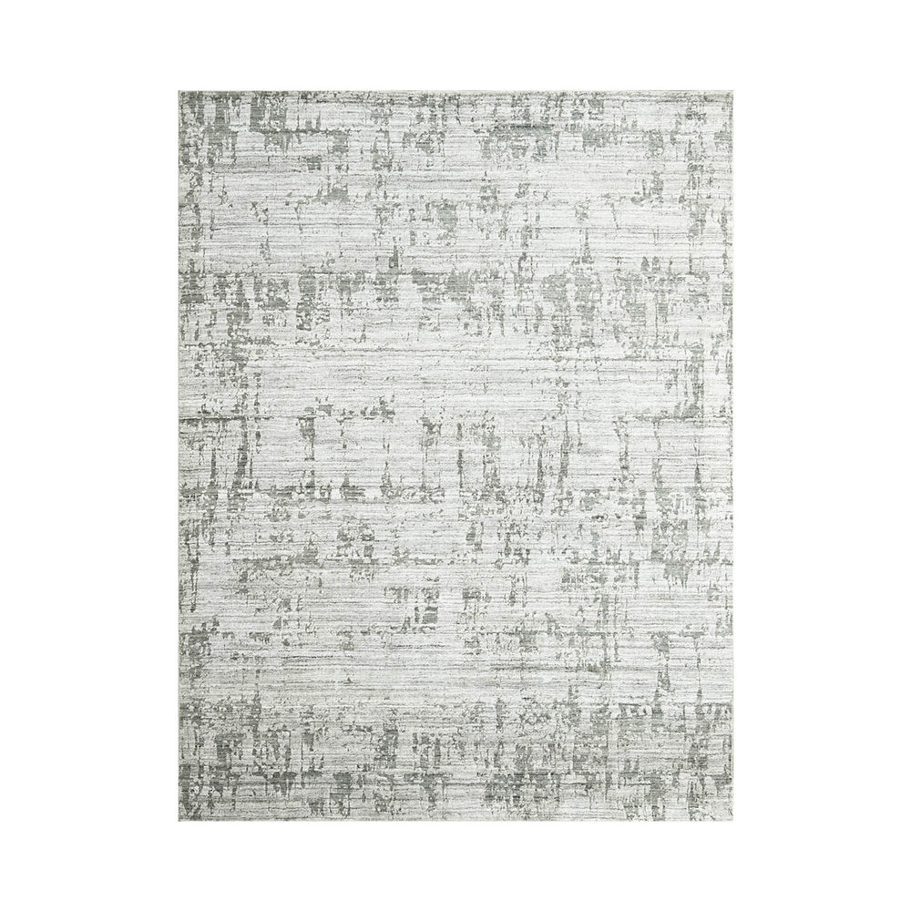 8x10 Gray, Silver, Color Hand Knotted 100% Wool Modern & Contemporary Oriental Rug