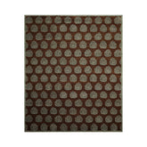 10x14 Brown, Aqua, Color Hand Knotted 100% Wool Transitional Oriental Rug