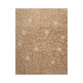 8x10 Tone on Tone Beige, , Color Hand Knotted 100% Wool Transitional Oriental Rug