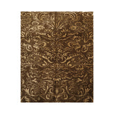 8x10 Olive, Gold, Color Hand Knotted Wool & Silk Transitional Oriental Rug