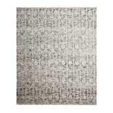 8x10 Ivory, Gray, Graphite Color Hand Knotted Oushak 100% Wool Oriental Rug