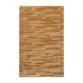 3x5 Gold, Tan, Moss Color Hand Knotted 100% Wool Modern & Contemporary Oriental Rug