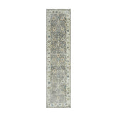 Multi Size Gray Beige Blue Color Hand Knotted Oushak Wool Traditional Oriental Rug