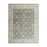 10x14 Gray, Beige, Muted Earth Tones Color Hand Knotted Oushak Wool Traditional Oriental Rug