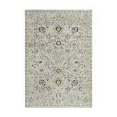 6x9 Gray Beige, Taupe, Brown Color Hand Knotted Oushak Wool Traditional Oriental Rug