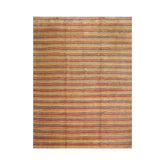 9x12 Gold, Beige, Aqua Color Hand Knotted Tibetan Silk Contemporary Oriental Rug