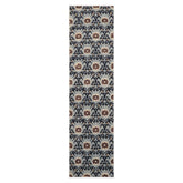 Multi Size Slate Blue Ivory Color Hand Knotted Tibetan Wool Contemporary Oriental Rug