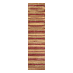 Multi Size Rust Brown Straw Color Hand Knotted Tibetan Wool Modern & Contemporary Oriental Rug