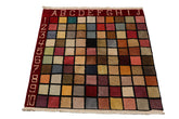 Knotted Rug Hand Knotted 3'7''x3'7'' Square Modern Contemporary Wool Oriental Area Rug
