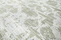 Multi Size Tone On Tone Gray Color Hand Knotted Oushak Wool Transitional Oriental Rug