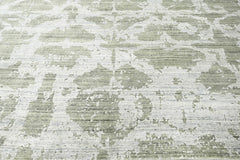 Multi Size Tone On Tone Gray Color Hand Knotted Oushak Wool Transitional Oriental Rug