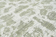 Multi Size Tone On Tone Gray Color Hand Knotted Oushak Wool Transitional Oriental Rug