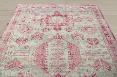 Multi Size Gray Beige Pink Color Hand Knotted Indo Oushak Wool Traditional Oriental Rug