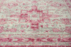 Multi Size Gray Beige Pink Color Hand Knotted Indo Oushak Wool Traditional Oriental Rug