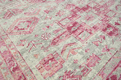 Multi Size Gray Beige Pink Color Hand Knotted Indo Oushak Wool Traditional Oriental Rug
