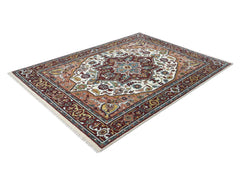 8x10 Gray
, Beige
, Teal
Color Hand Knotted Oushak Wool Traditional Oriental Rug