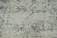 8x10 Beige, Gray, Muted Earth Tones Color Hand Knotted Oushak Wool Transitional Oriental Rug