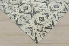 Multi Size Tone On Tone Gray Color Hand Knotted Indo Oushak Wool Modern & Contemporary Oriental Rug