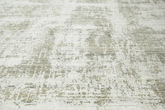 Multi Size Ivory Gray Beige Color Hand Knotted Wool Modern & Contemporary Oriental Rug