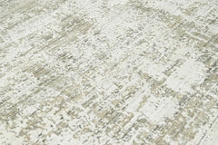 Multi Size Ivory Gray Beige Color Hand Knotted Wool Modern & Contemporary Oriental Rug