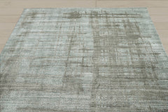 8x10 Gray, Blue, Color Hand Knotted 100% Wool Modern & Contemporary Oriental Rug