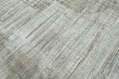 8x10 Gray, Blue, Color Hand Knotted 100% Wool Modern & Contemporary Oriental Rug