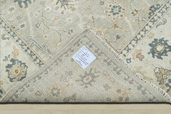 Multi Size Gray Beige Blue Color Hand Knotted Oushak Wool Traditional Oriental Rug