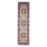 2'6x10 Gray, Rust, Ivory Color Hand Knotted Oushak Wool Traditional Oriental Rug