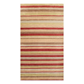5x8 Multicolor, Brown, Gray Color Hand Knotted 100% Wool Modern Oriental Rug