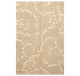 6x9 Gray, Beige, Color Hand Knotted Wool & Silk Transitional Oriental Rug