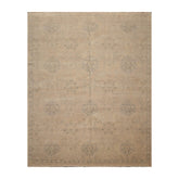 8x10 Gray, Beige, Color Hand Knotted Tibetan 100% Wool Transitional Oriental Rug