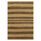 4x6 Gold, Brown, Color Hand Knotted 100% Wool Modern Oriental Rug