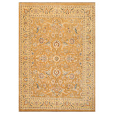 6x9 Caramel, Gold, Beige Color Hand Knotted Pak Persian 100% Wool Traditional Oriental Rug