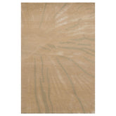 Knotted Rug Beige Gray Hand Knotted 2'x3' Tibetan Modern Contemporary Wool and Silk Oriental Area Rug