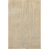2x3 Beige, Gray, Color Hand Knotted Wool & Silk Modern Oriental Rug