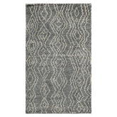 Knotted Rug Celadon Hand Knotted 3'0''x5'0" Afghan Moroccan Modern Contemporary Tribal Wool Oriental Area Rug