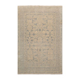 Knotted Rug Beige Gray Hand Knotted 5'x7' Tibetan Transitional 100% Wool Oriental Area Rug