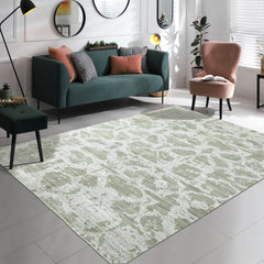 Multi Size Tone On Tone Gray Color Hand Knotted Oushak Wool Transitional Oriental Rug