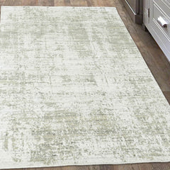 4x6 Beige, Gray, Ivory Color Hand Knotted 100% Wool Modern & Contemporary Oriental Rug