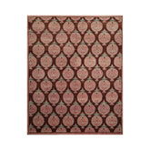 Knotted Rug Brown Red Hand Knotted Multi Size Wool Tibetan Traditional Rugs