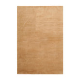 Knotted Rug Red Tan Hand Knotted 4'x6' Michaelian and Kohlberg Swiss Wash Contemporary Tibetan 100% Wool Oriental Area Rug