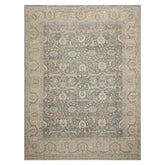 Knotted Rug Moss Hand Knotted 8'10''x11'10" Traditional Agra 200 KPSI wool Oriental Area Rug
