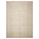 Knotted Rug Aqua Hand Knotted 9'11''x13'10" Traditional Oushak Wool Oriental Area Rug